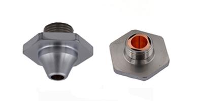 DOUBLE NOZZLE QCB Ø 7.0 CHROMED