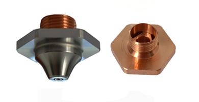 DOUBLE NOZZLE SS Ø 2.5 HARD CHROME