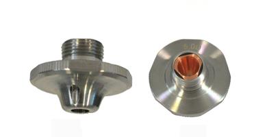 DOUBLE NOZZLE 5,00 MM DOUBLE CHROMIUM PLATING