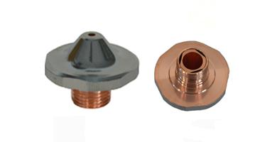 DOUBLE NOZZLE, CHROMED 3,0 MM