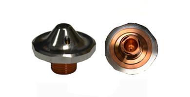 DOUBLE NOZZLE, CHROMED 2,25 MM